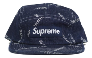 Supreme Denim Logo Camp Cap