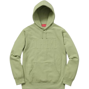 Supreme Embroidered Outline Hooded Sweatshirt
