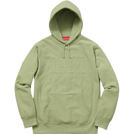 Supreme Embroidered Outline Hooded Sweatshirt