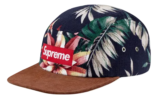 Supreme Floral 6 Panel Hat - Used Supreme
