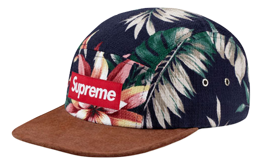 Supreme Floral 6 Panel Hat - Used