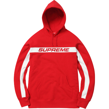 Supreme full stripe hoodie on sale