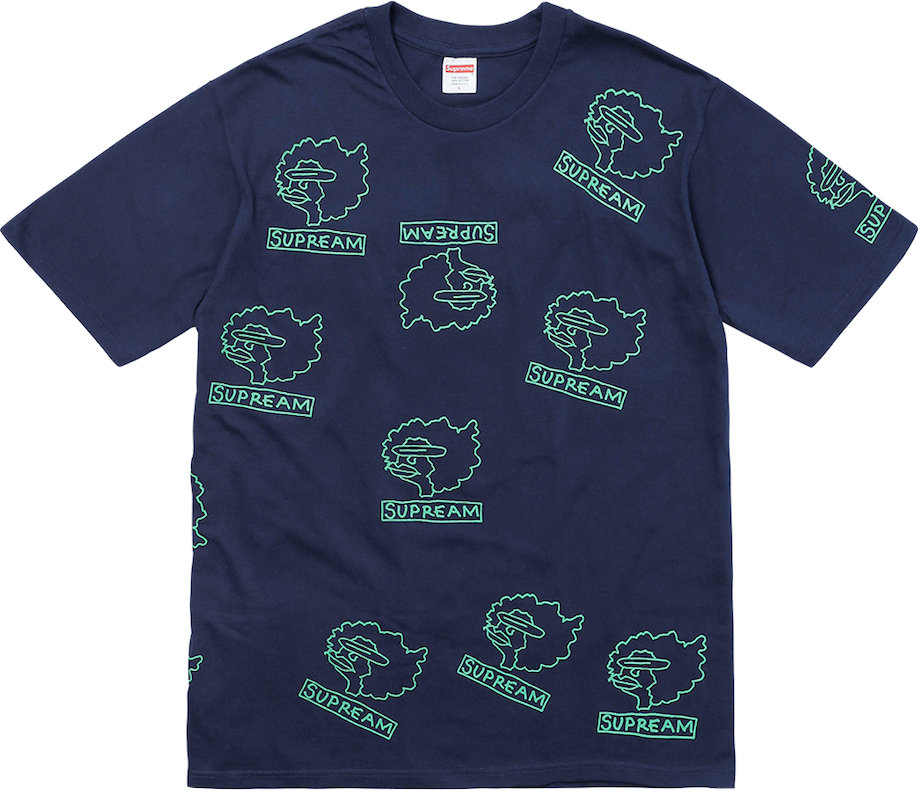 Supreme Gonz Heads Tee - Navy