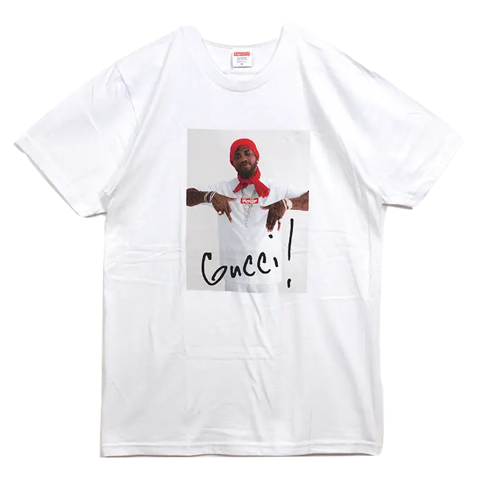 Supreme Gucci Mane Tee - White Supreme