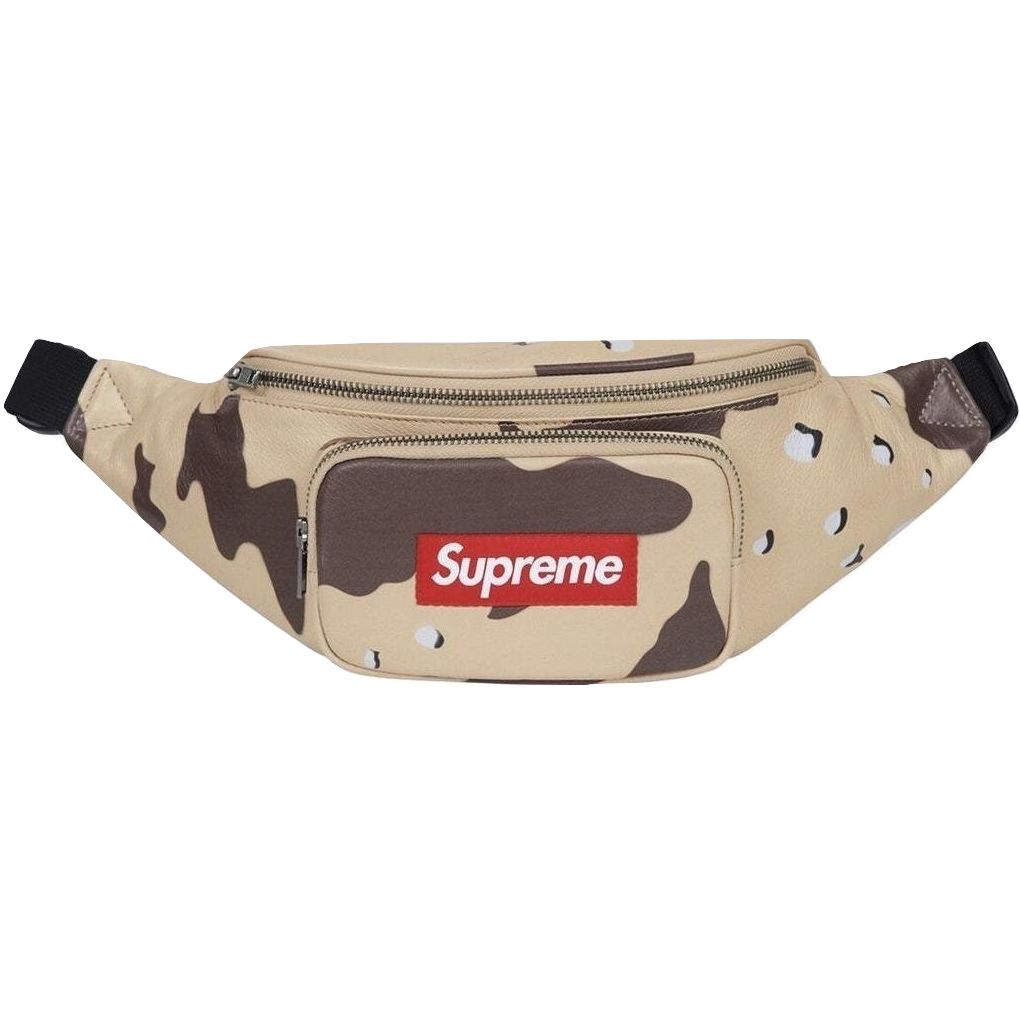 バッグ Supreme - Leather Waist Bag Desert Camo