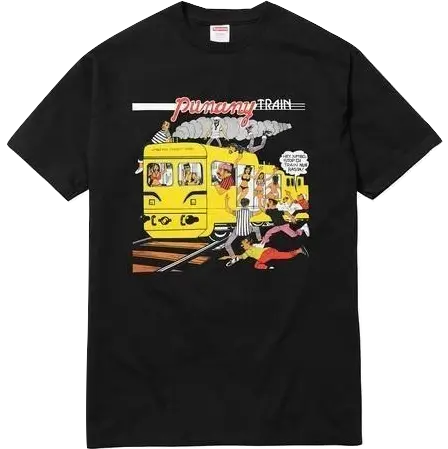 Supreme/Wilfred Limonious Punany Train Tee - Black Supreme