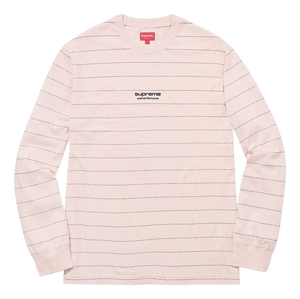Supreme Logo Stripe L/S Top