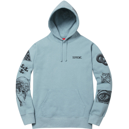 Supreme MC Escher Hooded - Dusty Slate