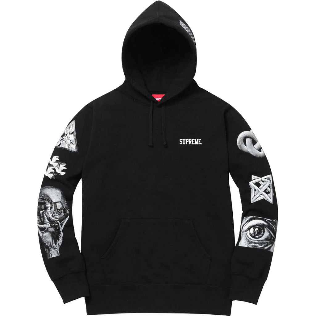 Supreme MC Escher Hoodie - Black