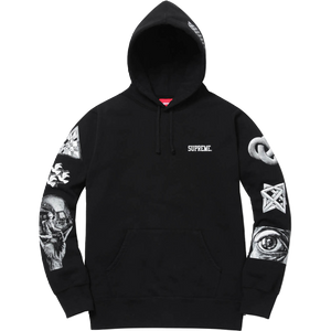 Supreme MC Escher Hoodie Black