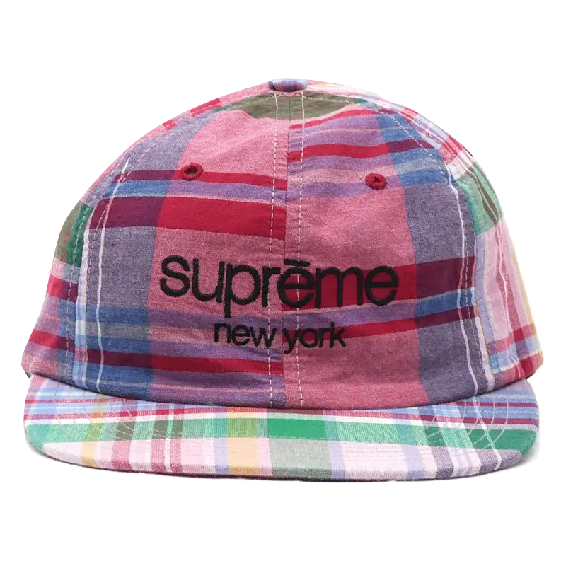 Supreme Madras Classic Logo 6-Panel Supreme