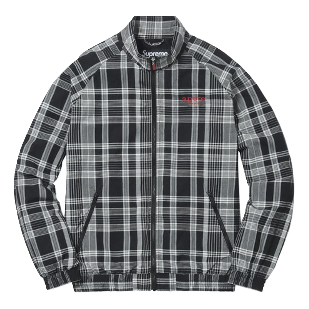 Supreme Madras Track Jacket - Black