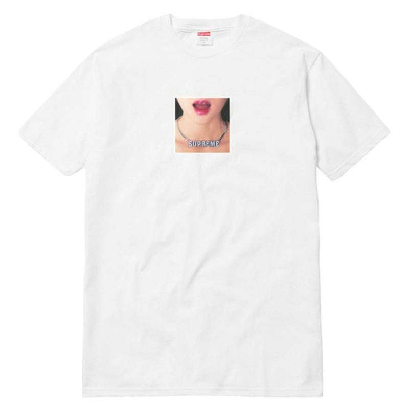 Supreme Necklace Tee - White