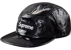Supreme Patent Camp Cap - Black
