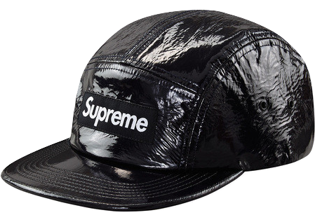 Supreme Patent Camp Cap - Black