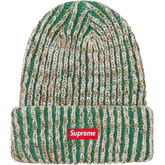 Supreme Rainbow Knit Loose Gauge Beanie - Dark Green Supreme