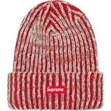 Supreme Rainbow Knit Loose Gauge Beanie - Red