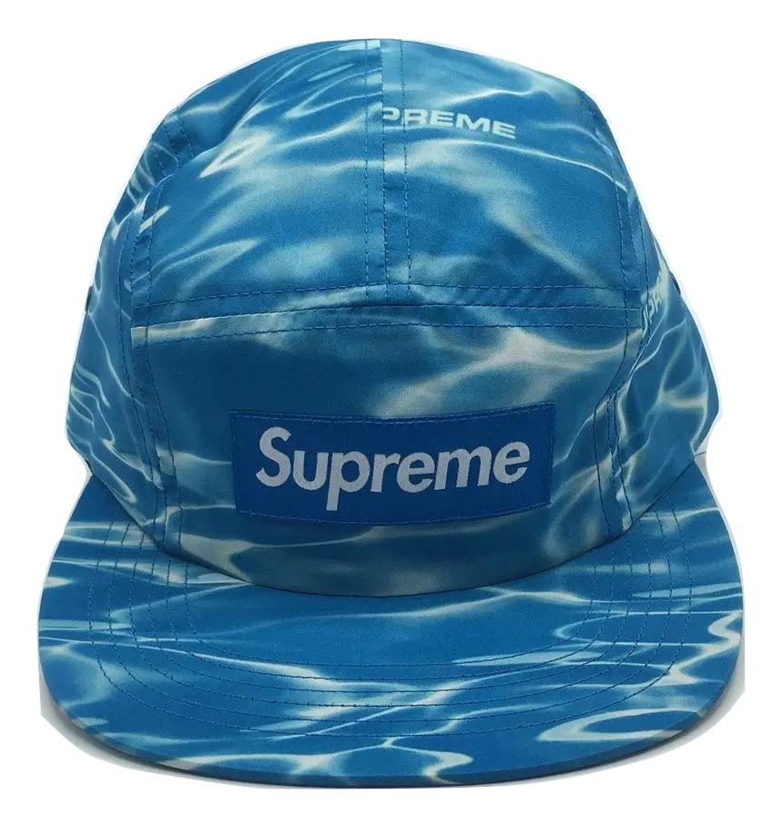 Supreme Ripple Camp Cap - Blue Supreme