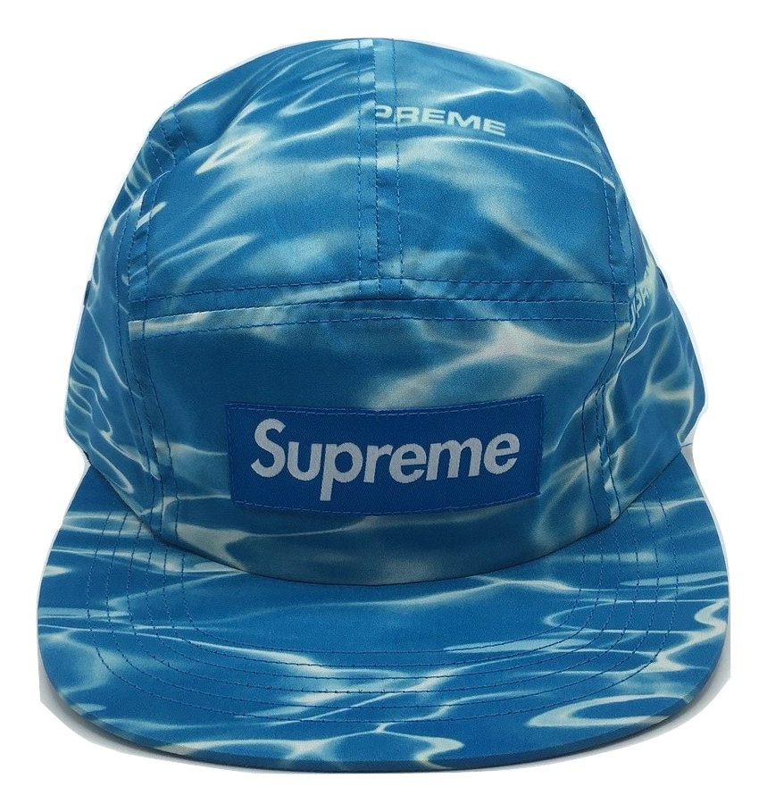 Supreme Ripple Camp Cap - Blue
