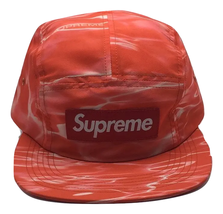 Supreme Ripple Camp Cap - Red Supreme