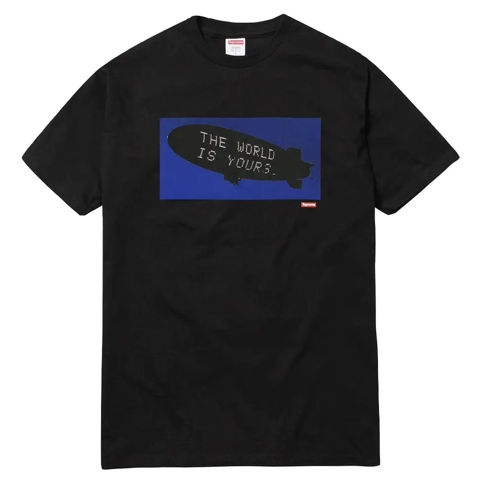 Supreme Scarface Blimp Tee - Black - Used Supreme