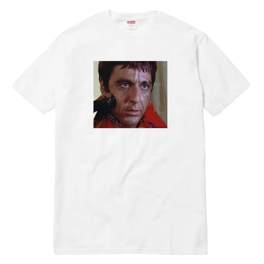 Supreme Scarface Shower Tee - White Supreme