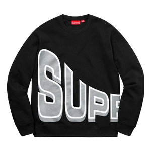 Supreme Side Arc Crewneck - Black