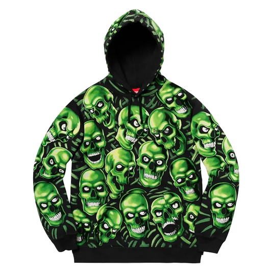 Supreme Skull Pile Hooded Sweatshirt - Used Supreme