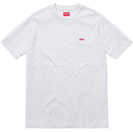 Supreme Small Box Logo Tee - Grey - Used Supreme