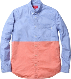 Supreme Split Shirt - Blue/Pink