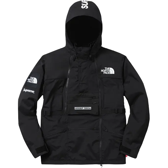 Supreme/The North Face Steep Tech Hooded Jacket - Black Supreme