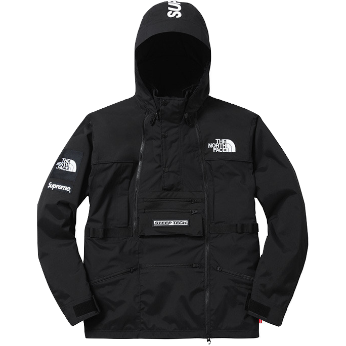 Supreme/The North Face Steep Tech Hooded Jacket - Black