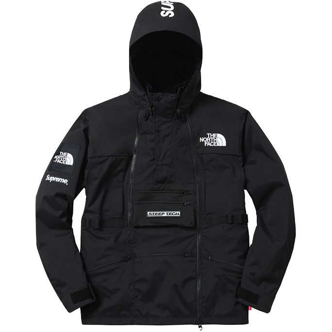 North face supreme black jacket new arrivals