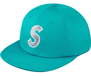 Supreme 3M Reflective S Logo 6 Panel Cap - Teal