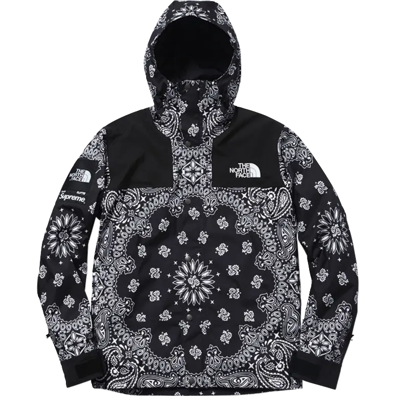 Supreme/The North Face Bandana Mountain Parka - Black Supreme