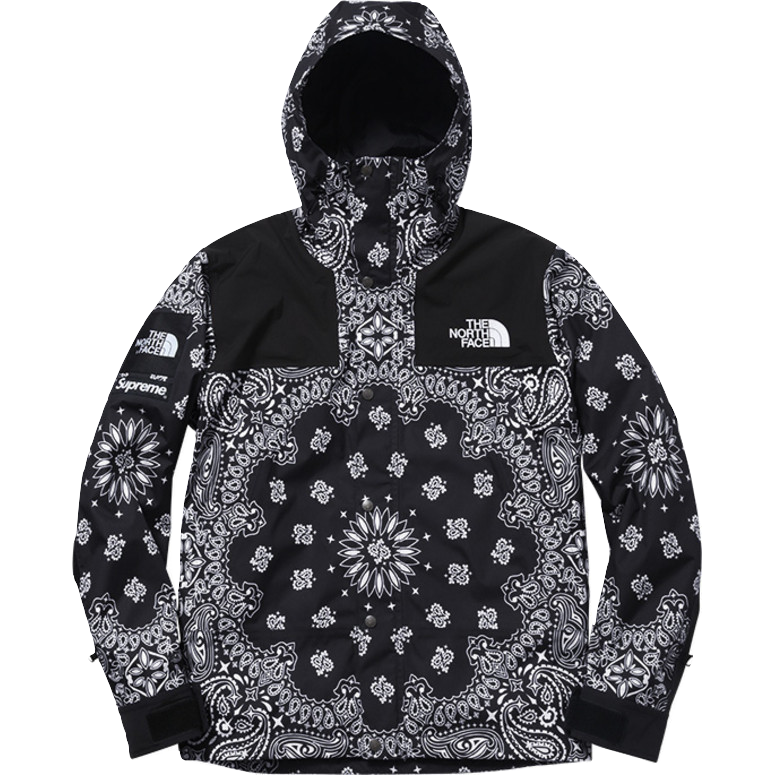 Supreme/The North Face Bandana Mountain Parka - Black