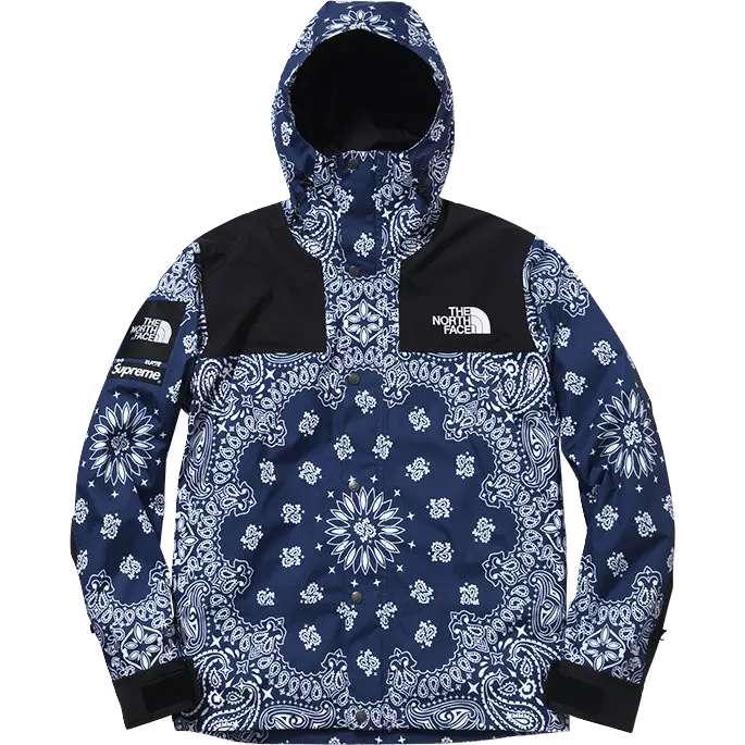 Supreme/The North Face Bandana Mountain Parka - Navy Supreme