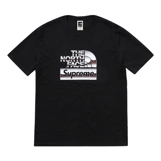 Supreme/The North Face Metallic Logo Tee - Black - Used