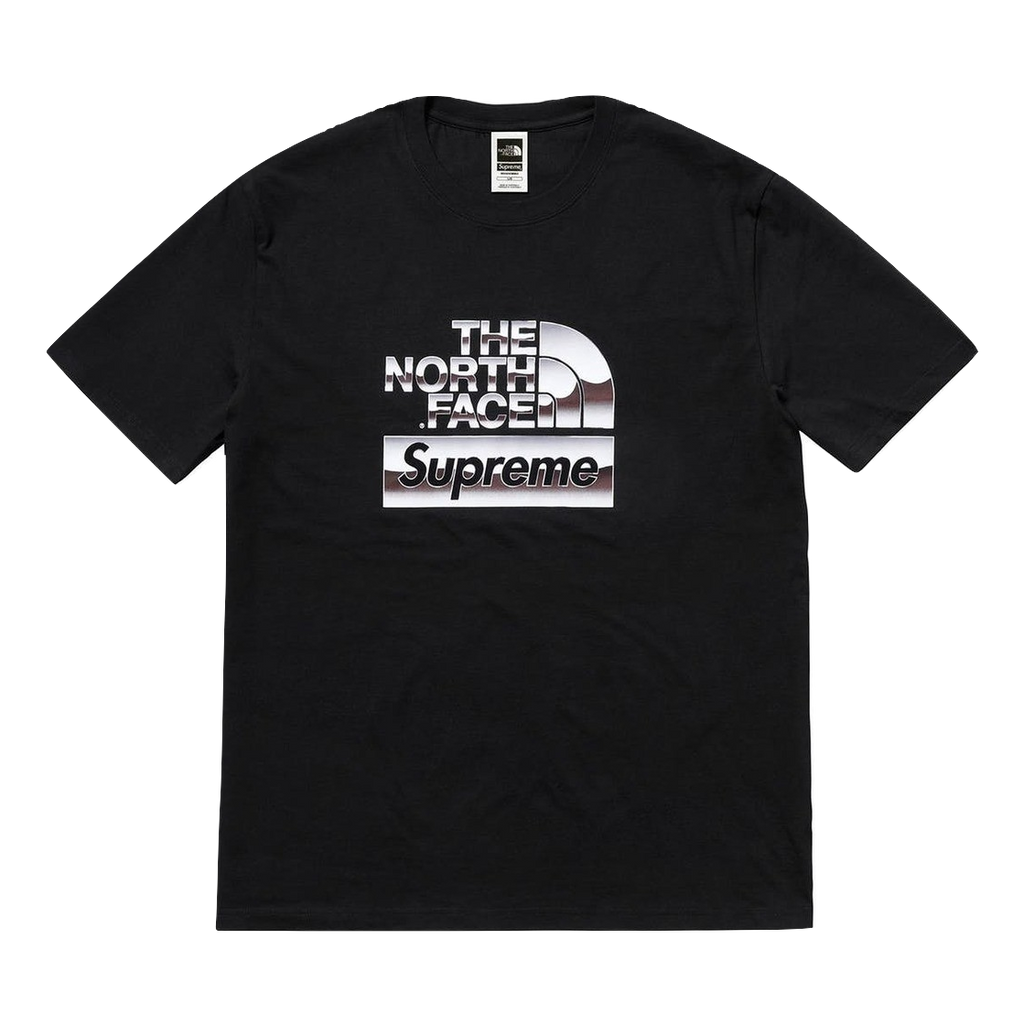 Supreme/The North Face Metallic Logo Tee - Black - Used