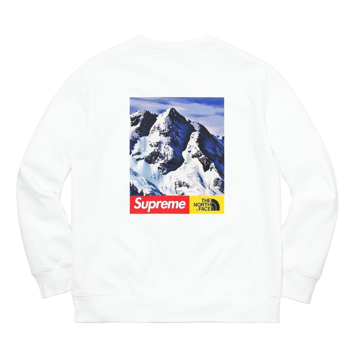 Supreme the north online face mountain crewneck
