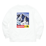 Supreme/The North Face Mountain Crewneck Sweatshirt - White