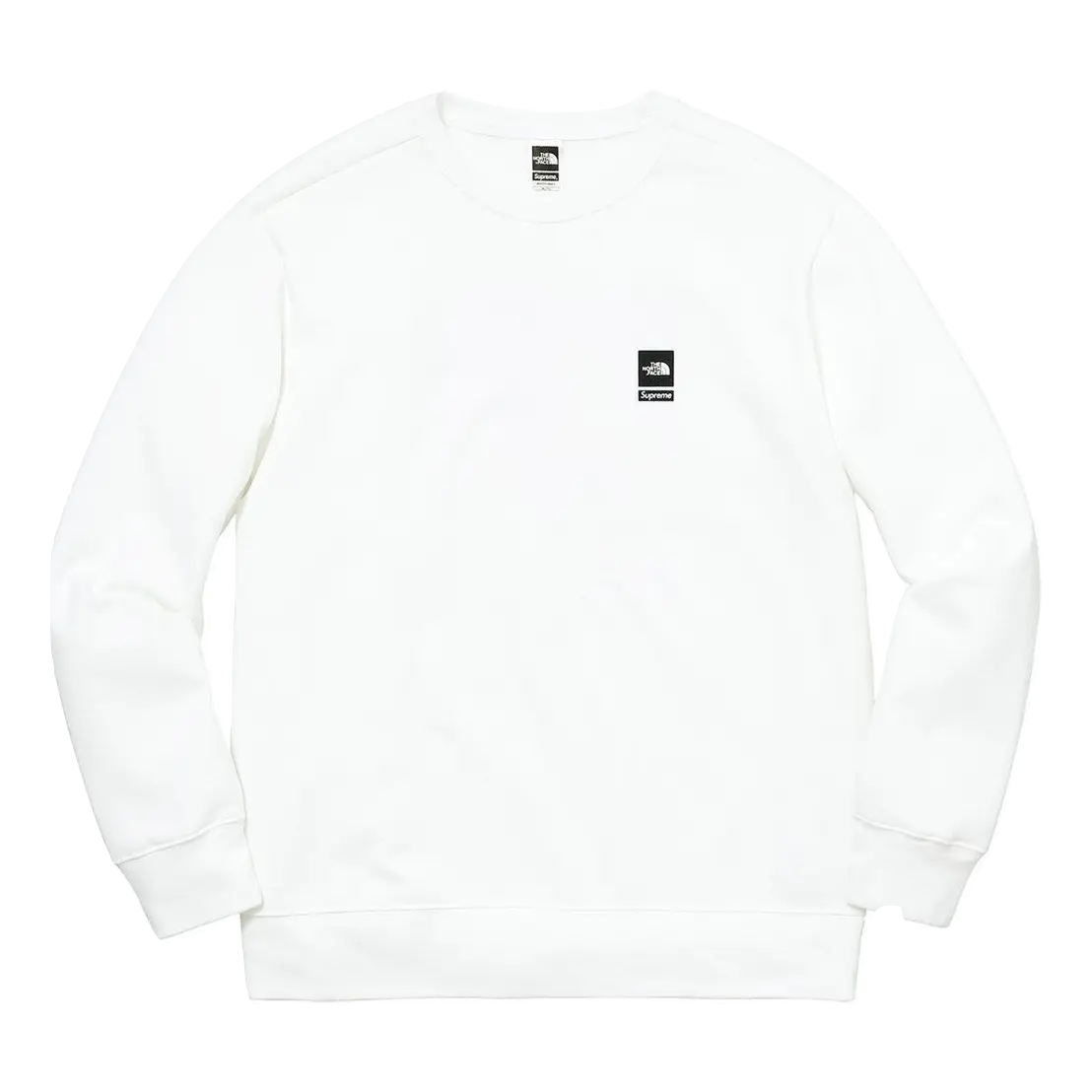 Supreme/The North Face Mountain Crewneck Sweatshirt - White Supreme