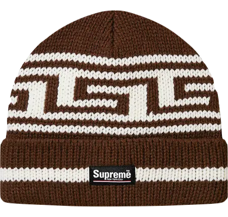Supreme Wool Jacquard Beanie Supreme
