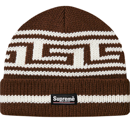 Supreme Wool Jacquard Beanie