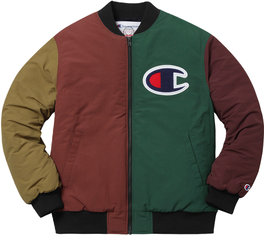 Supreme/Champion Color Blocked Jacket