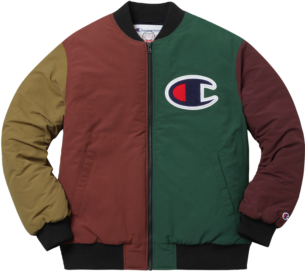 Supreme/Champion Color Blocked Jacket