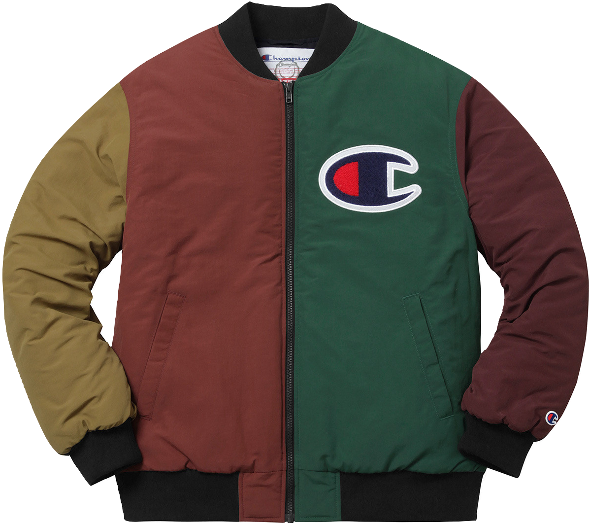 Supreme/Champion Color Blocked Jacket