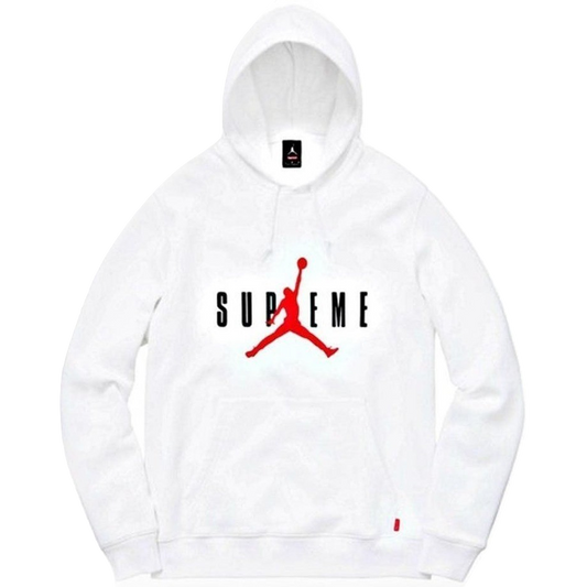 Supreme x Jordan Hooded Pullover - White - Used