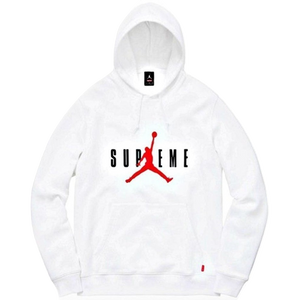 Supreme x Jordan Hooded Pullover - White - Used