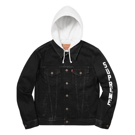 Supreme x Levi Jean Jacket - Black